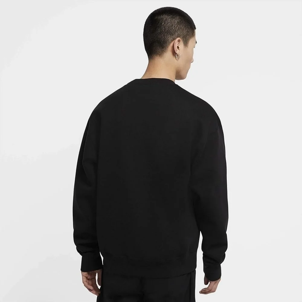 Nike Sportswear Solo Swoosh Men's Fleece Crew, Color Black Size 3XL